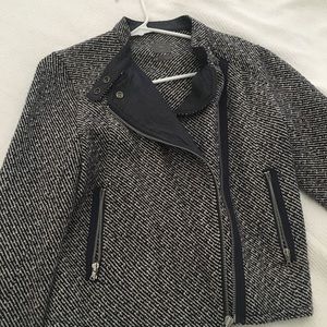 Gap Moto wool jacket twill - medium